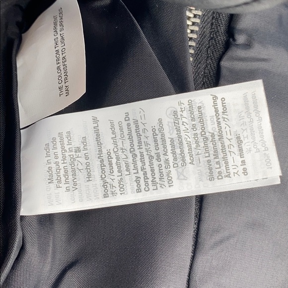 NWT Madewell Ultimate Leather Motorcycle Jacket -M - Picture 7 of 8